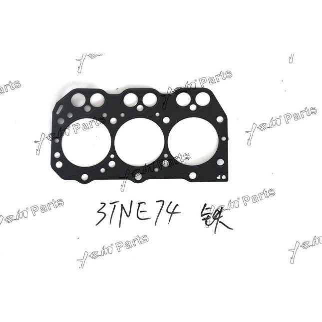 3TNE74 Metal Cylinder Head Gasket For Yanmar 3TNE74 3D74 3D74E Engine Parts