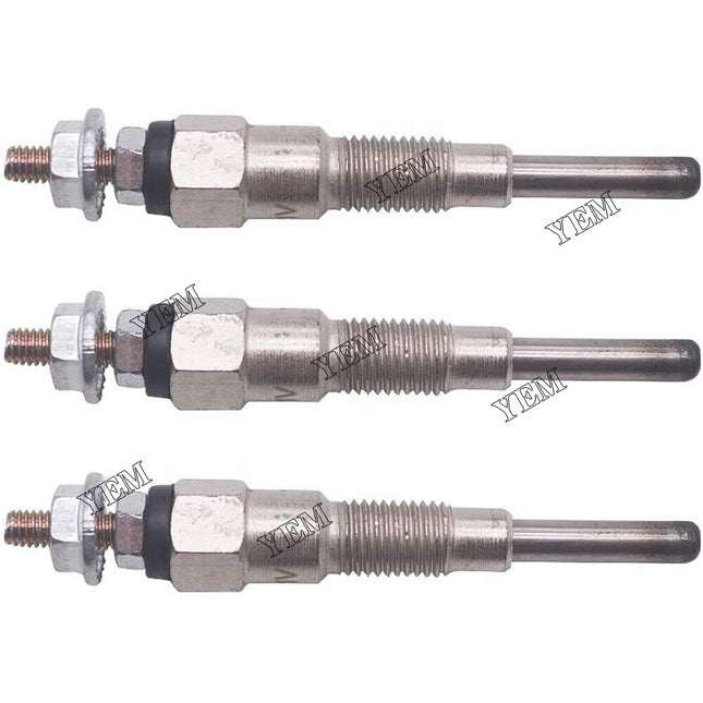 3 Pieces Glow Plug For Kubota B7510HSDTR 16851-65510 16851-65512 16854-65510 USA