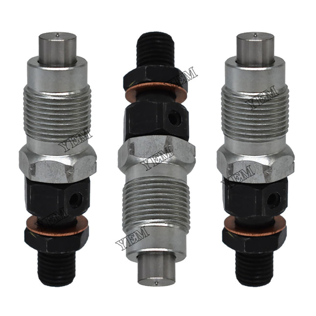 3X Fuel Injectors 16001-53002 For Kubota BX1500D BX1800D BX1830D BX2350D BX2230D