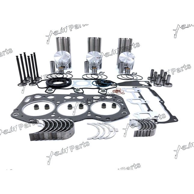 3TNV76 Overhaul Rebuild Kit For Yanmar Engine For John Deere 1435 X495 X950R Tractor