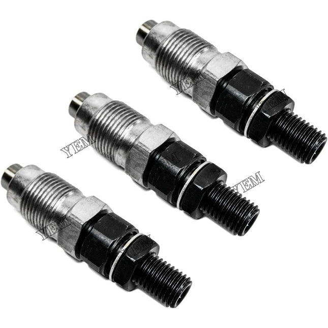 3 PCS Fuel Injector For Kubota D905 V1305 V1505 D1005 V1205 Engine