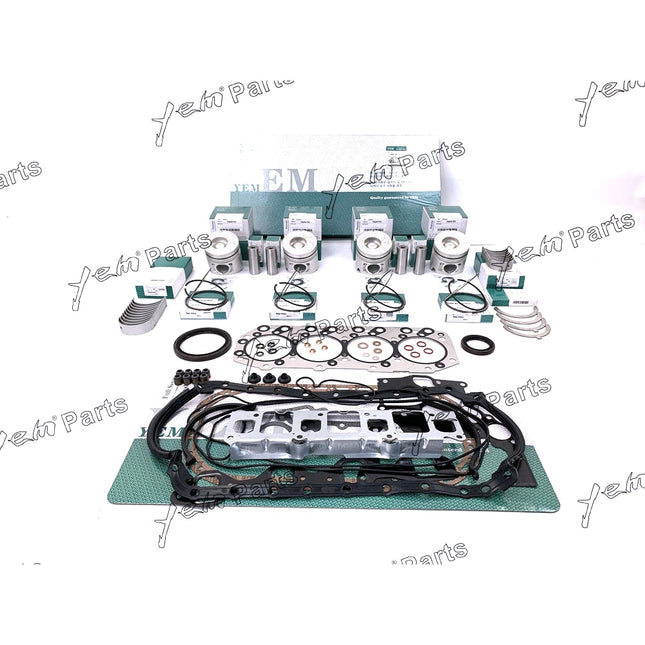 For Isuzu 4JB1 Engine Rebuild Kit non-turbo For Mustang For Bobcat 843 853 1213 960 2060