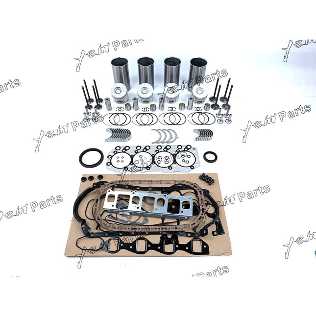 For Isuzu 4JB1 Rebuild Kit & Crankshaft Mustang For Bobcat 843 853 1213 960 2060 Loader
