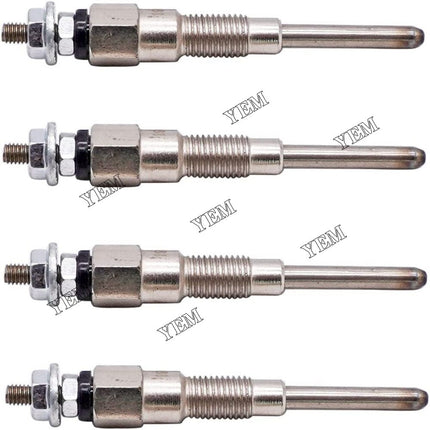 4 PCS Glow Plug 19077-65510 For Kubota V2203 V2203-M V2403-M Engine USA