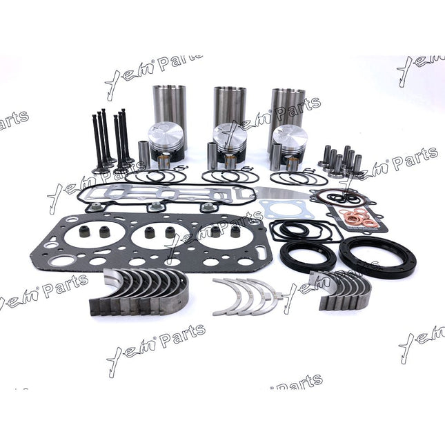 3TNV70 Overhaul Rebuild Kit W Valve For Yanmar Engine For John Deere XUV 850D Tractor