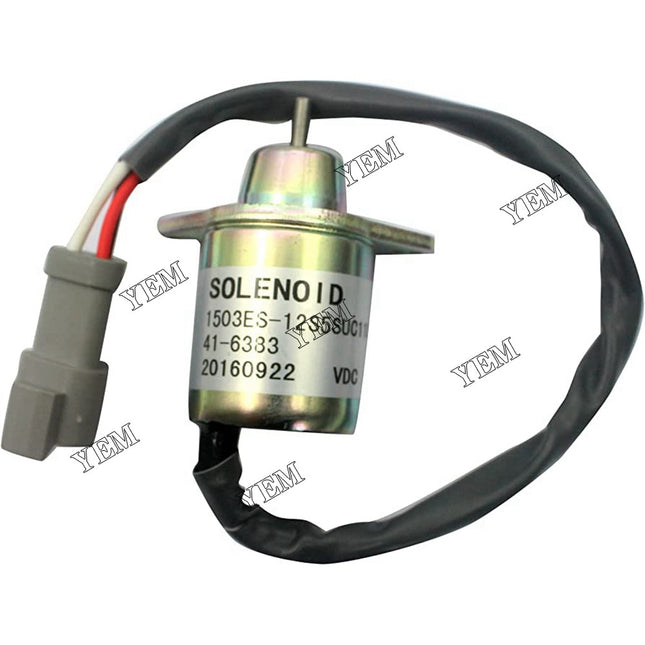 Fuel Shutoff Solenoid 1503ES-12S5SUC11S For Yanmar 3TNE72 3TNA72 4TNE84 4TNE88