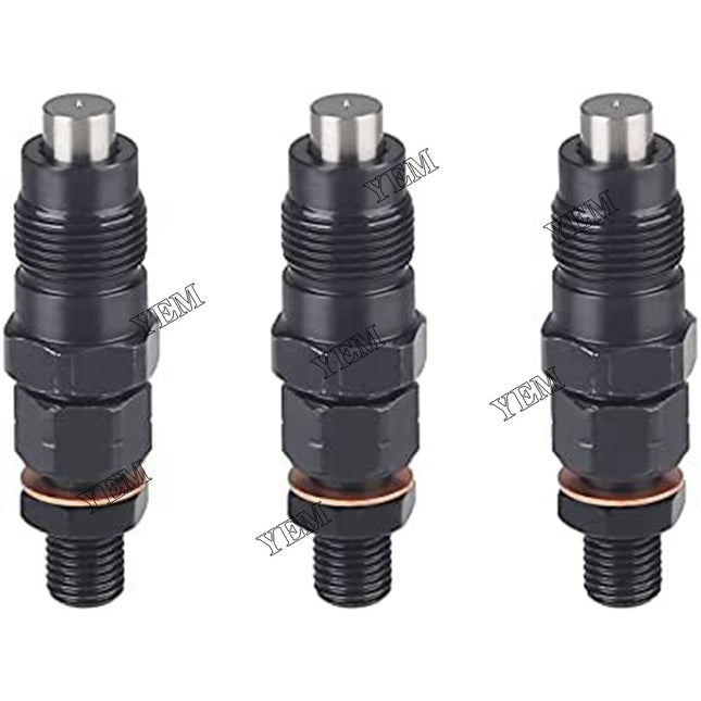 3x Fuel Injectors 16001-53000 For Kubota RTV900G RTV900T ZD18 ZD21 ZD221 ZD321