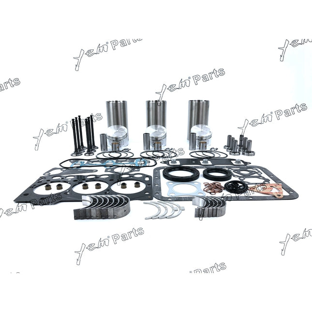 Overhaul Rebuild Kit For Yanmar 3TNE68 3D68E 3TNE68C Engine Generator W Valves