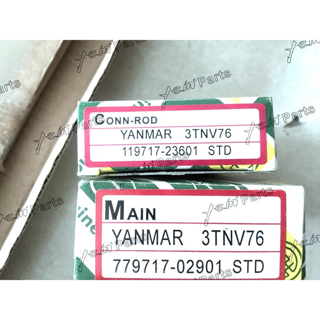 Connecting Rod Bearing STD For YANMAR 3TNV76 Engine Parts