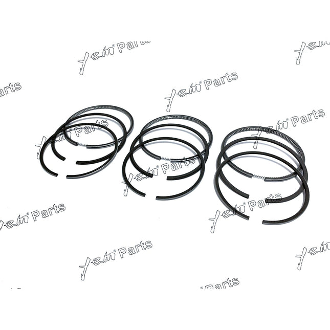 3 STD Piston Ring Set For Yanmar 3T72SB, 3T72SA-B, 3T72H-N, 3T72 engine