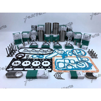 For V2003-M-DI Overhaul Rebuild Kit 4 For Kubota Engine For Bobcat Skid Steer S185 S175