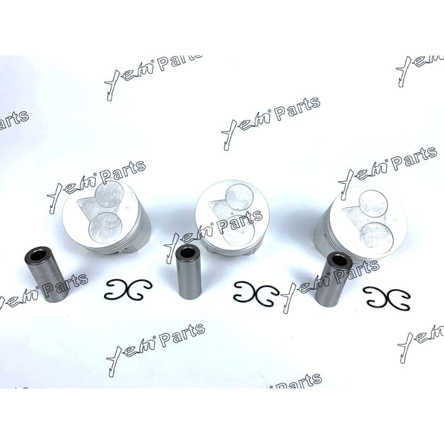 Piston Set Oversize 67mm ( + 0.50mm) For Kubota D722 x3 PCS Engine Parts
