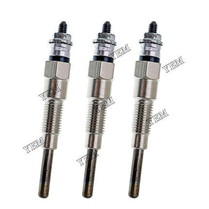 3X Glow Plug For Kubota D722 D905 D1005 D1105 V1505 V1305 Z482 RTV900 RTV1100