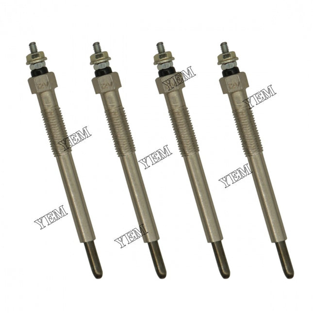 4 PCS Glow Plug 129008-77800 For Yanmar Engine 4TNV88 Cub Cadet S6032-D S7232-D