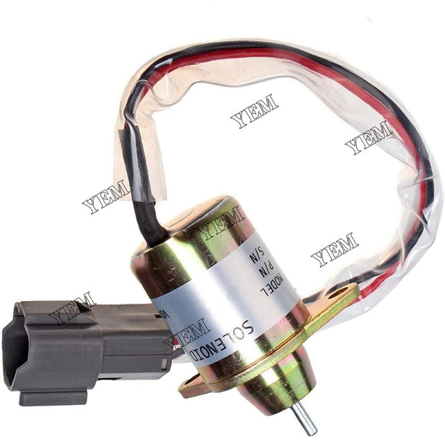 24V Fuel Shutoff Solenoid 129612-77940 For Yanmar 4TNV98 4TNV94 TB235 3TNV88