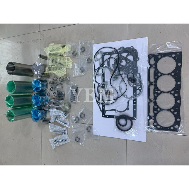 4 Cylinder Rebuild Kit For Kubota V1505 V1505BH V1505-E Engine B3030HSD Tractor