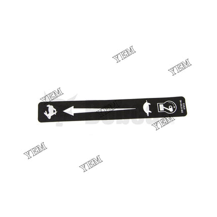 Throttle Decal Part # 6735140 For Bobcat Parts