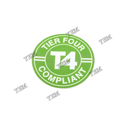 Tier Four Decal Part # 7204036 For Bobcat Parts