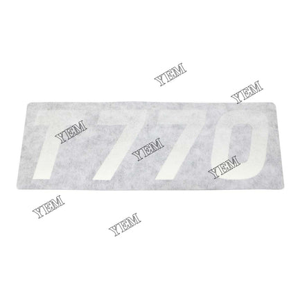 T770 Model Number Rear Door Decal Part # 7211441 For Bobcat Parts