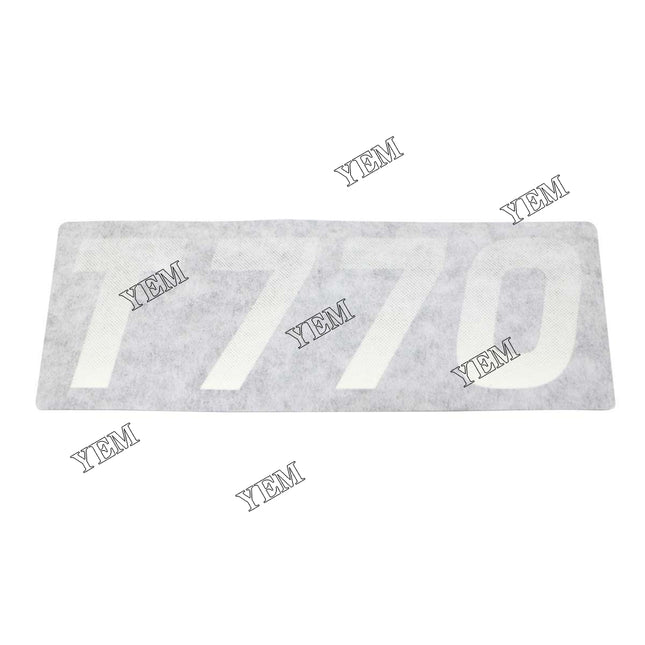 T770 Model Number Rear Door Decal Part # 7211441 For Bobcat Parts
