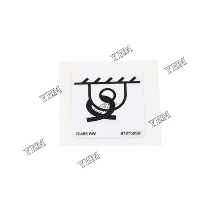 Tie-Down Decal Part # 6727595 For Bobcat Parts