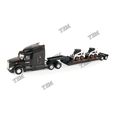 1:32 Peterbilt 579 with S450 Skid Steer Loaders Toy Set Part # 7504578 For Bobcat Parts
