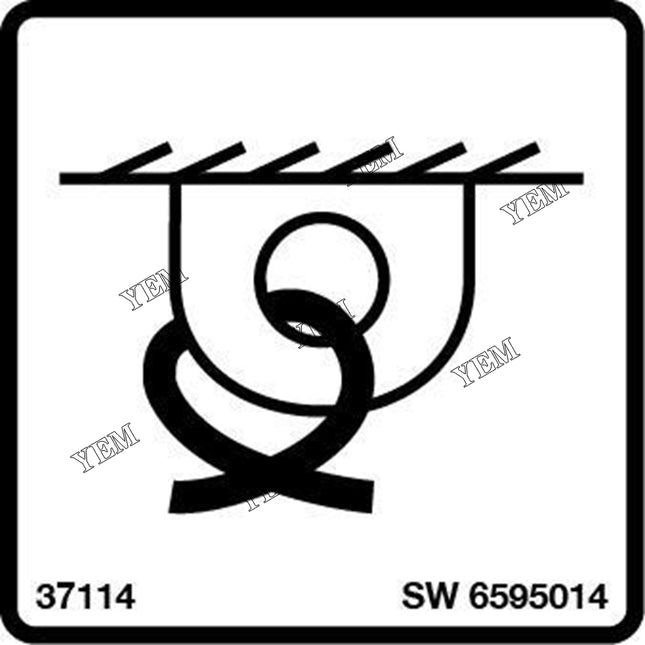 Tie Down Decal Part # 6595014 For Bobcat Parts