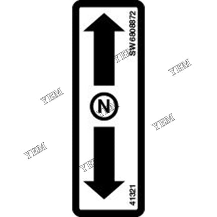 Travel Decal Part # 6808872 For Bobcat Parts
