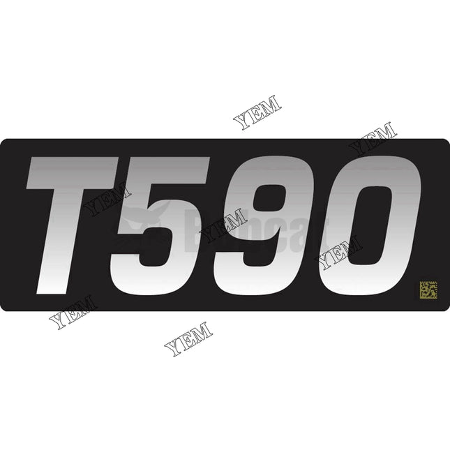 T590 Tailgate Decal Part # 7211437 For Bobcat Parts