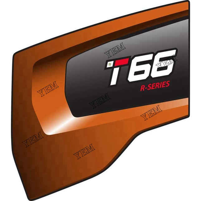 T66 Loader Left Back End Decal Part # 7386594 For Bobcat Parts