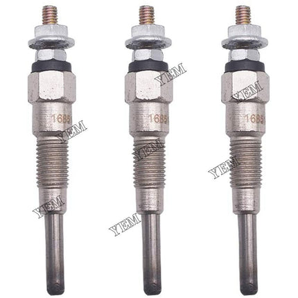 3 Pieces Glow Plug For Kubota B7510HSDTR 16851-65510 16851-65512 16854-65510 USA