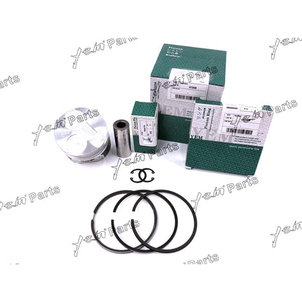 4 Sets STD Piston (Clip & Pin) & Rings For Kubota V1305 Diesel Engine