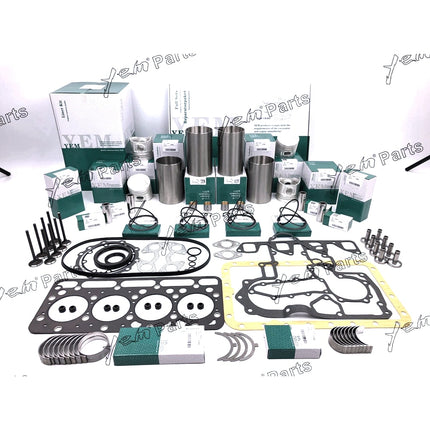 V1903-B Overhaul Rebuild Kit For Kubota Engine L3600DT L3710HST Tractor W Valves