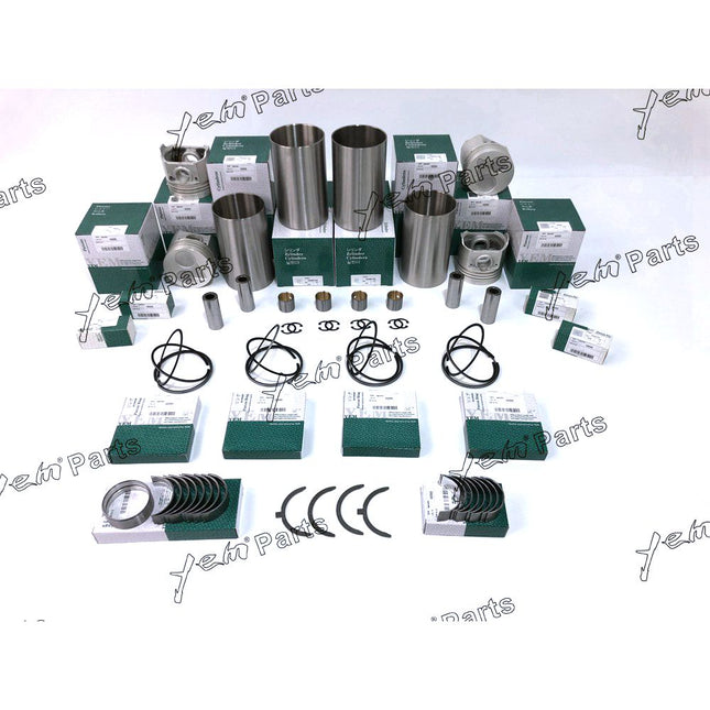 Oversize + 0.50mm V2203 Overhaul Rebuild Kit For Kubota Engine Indirect Injection