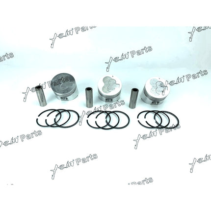 Piston + Ring Kit Set STD For Mitsubishi L3E PIN:21MM Engine Parts