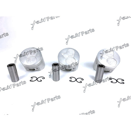 Piston Set Oversize 67mm ( + 0.50mm) For Kubota D722 x3 PCS Engine Parts