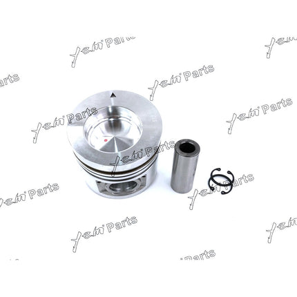 4 Sets STD Piston Set (Pin & Clip) with Rings For Mitsubishi S4S Engine Forklift