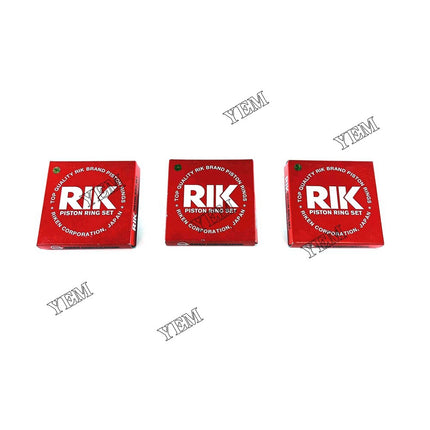 Piston + Ring Oversize 76mm ( + 0.50mm) Mitsubishi L3E PIN:18MM x3 PCS (MM437601) Engine Parts
