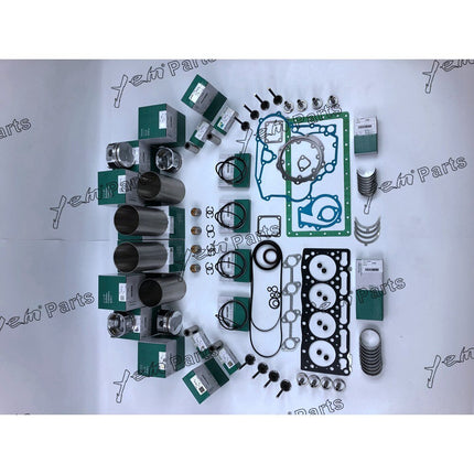 4 Cylinder Overhaul Rebuild Kit For Kubota V1505 V1505D V1505T Engine