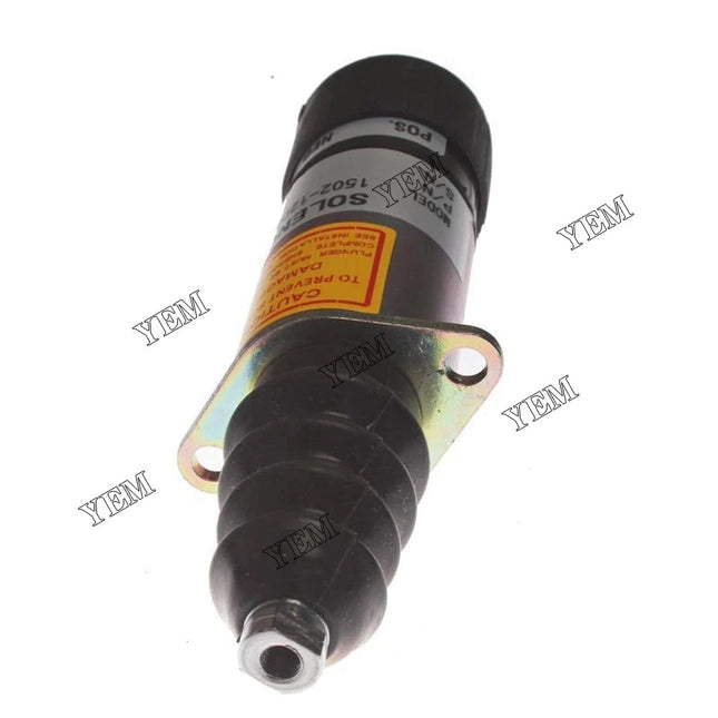 Shutoff Stop Solenoid Valve 1502-12D6U1B2S1 For Woodward 12V with 2 Terminals