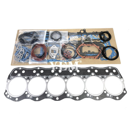 For Mitsubishi 6D15 6D15T Engine Gasket Kit For Excavator Crane Truck