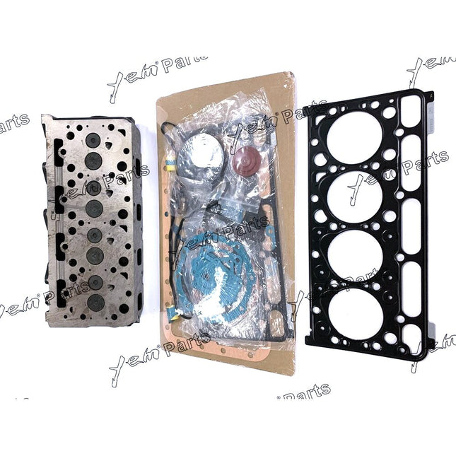 V2003 Complete Cylinder Head + Full Gasket Set For Kubota For Bobcat 773 337 T190