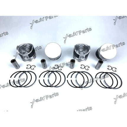 Piston + Ring Kit Set STD 72mm For Kubota ZB600 / D850 / V1100 Engine Parts