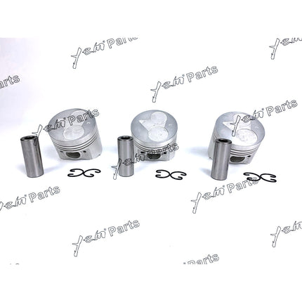 Piston Set Oversize 67mm ( + 0.50mm) For Kubota D722 x3 PCS Engine Parts