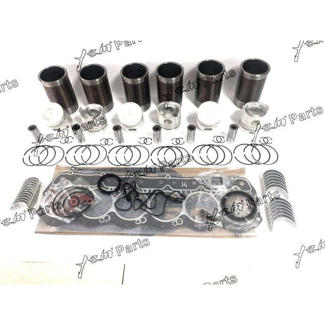 Overhaul Engine Rebuild Kit & Cylinder liner For Mitsubishi 6D14 6D14T