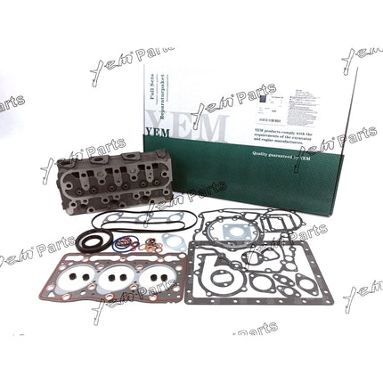 Complete Cylinder Head Assy Valves & Full Gasket Set For Kubota D905 Engine