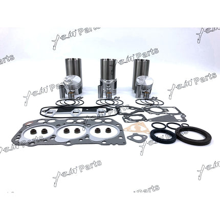 For Yanmar 3TNA72 3TNA72L Diesel Engine Rebuild Kit For Kobelco SK15SR Excavator