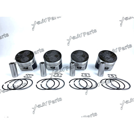 1 Set For Kubota Engine V2203 V2203B V2203T STD Piston Set (Pin & Clip & Rings)
