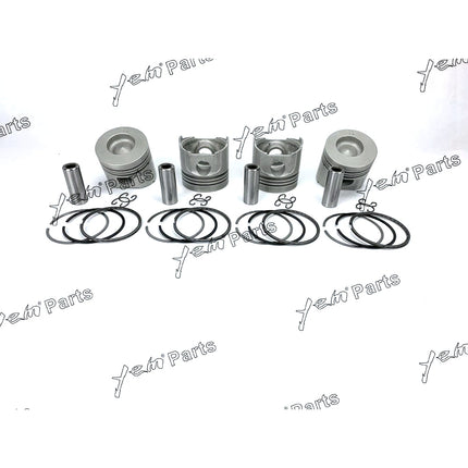 Piston + Ring Kit Set STD 85mm For Kubota V1902 x4 PCS Engine Parts