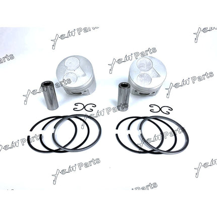 Piston + Ring Kit Set Oversize 67mm ( + 0.50mm) For Kubota Z482 x 2PCS Engine Parts
